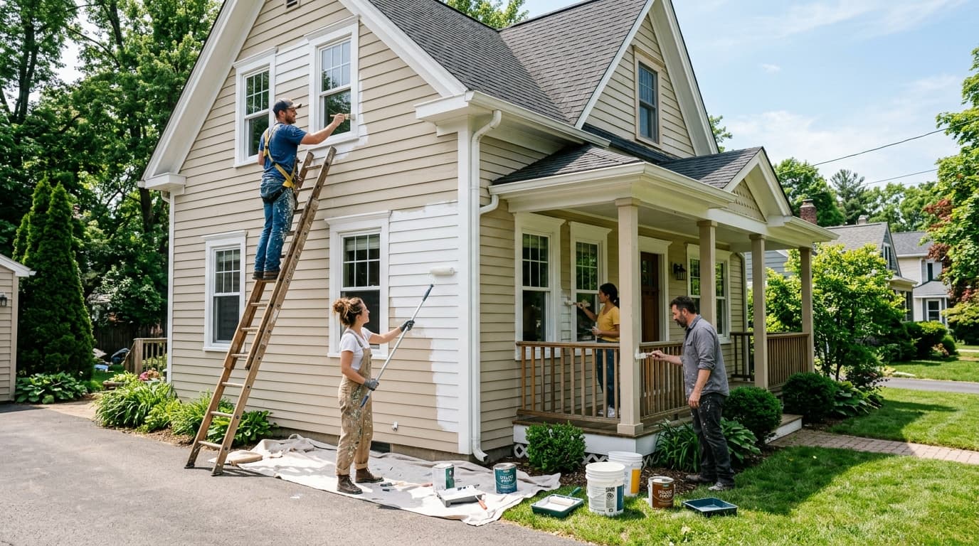 Residential painting project